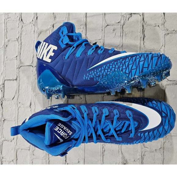 NIKE Force Savage Pro TD Football Blue PRO BOWL 18 PLAYER ISSUED MENS SIZE 12.5 main image 4